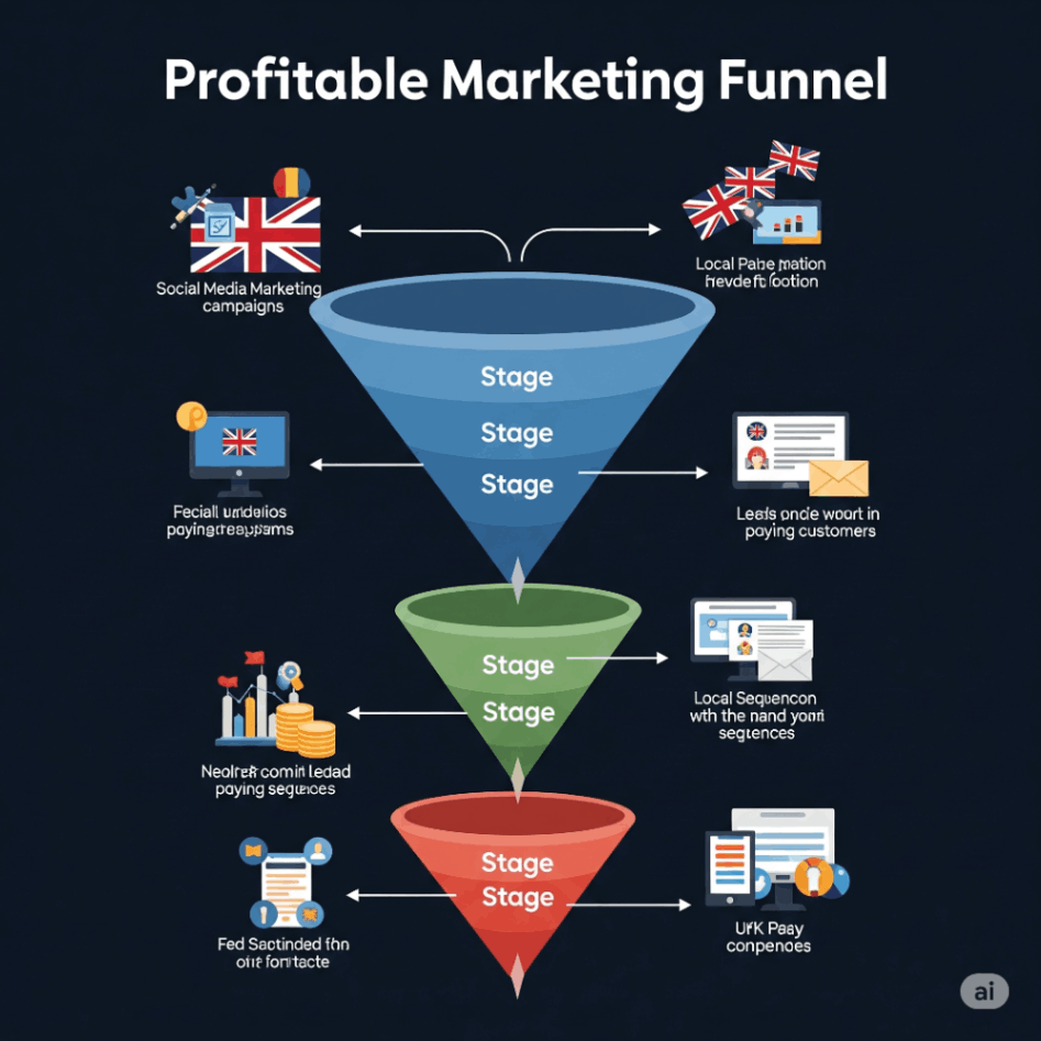 profitable marketing funnel UK