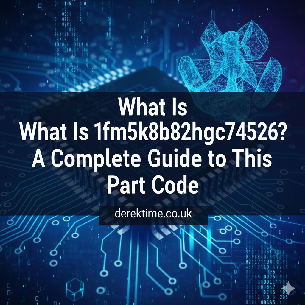 What Is 1fm5k8b82hgc74526 A Complete Guide to This Part Code A mechanic points to a stamped component in an engine bay, highlighting the product code 1fm5k8b82hgc74526 for verification.