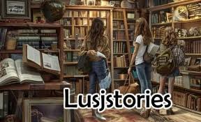 LusjStories Stories That Inspire and Entertain An open book with a glowing, imaginative landscape emerging from its pages, symbolizing the transformative power of LusjStories.