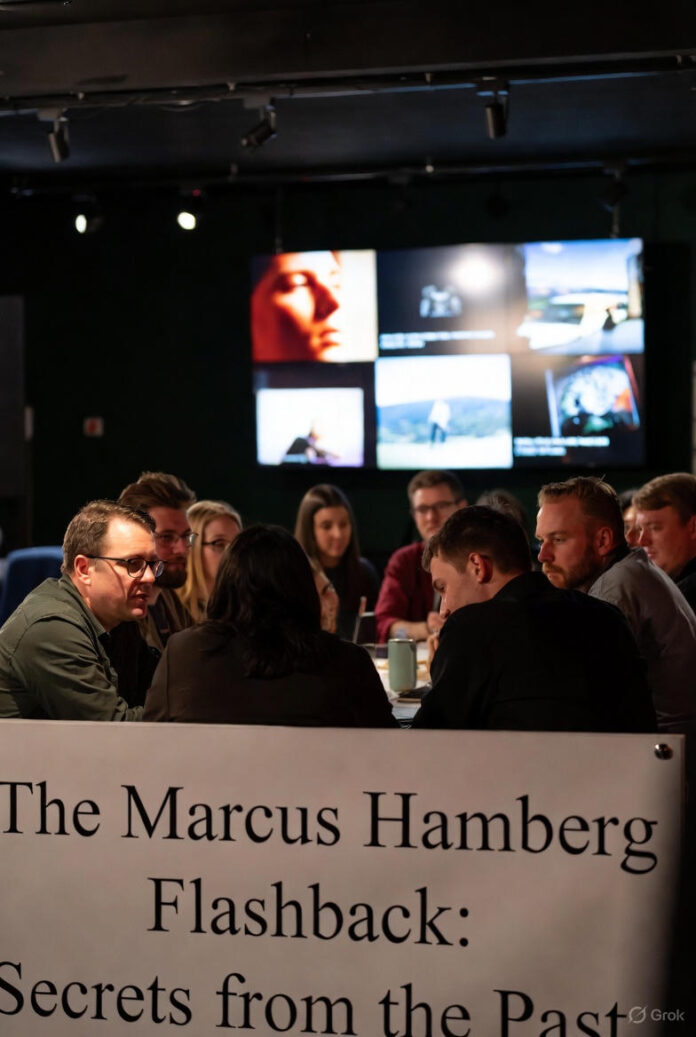 The Marcus Hamberg Flashback Secrets from the Past Illustration of a mysterious online forum thread