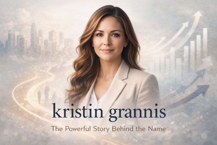 Kristin Grannis The Powerful Story Behind the Name Portrait illustration of Kristin Grannis, a professional with a determined and kind expression.
