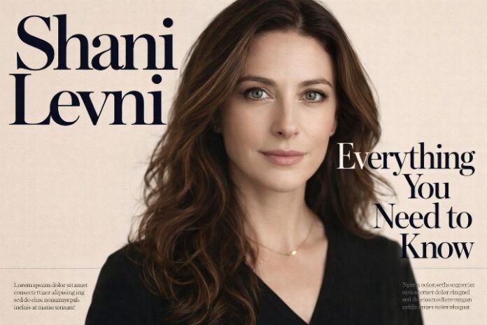 Shani Levni Everything You Need To Know Shani Levni working on a mixed-media painting in her studio.