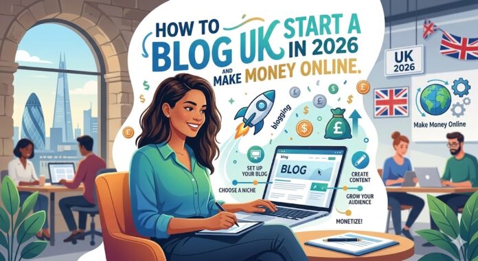 How to Start a Blog UK in 2026 and Make Money Online start a blog UK