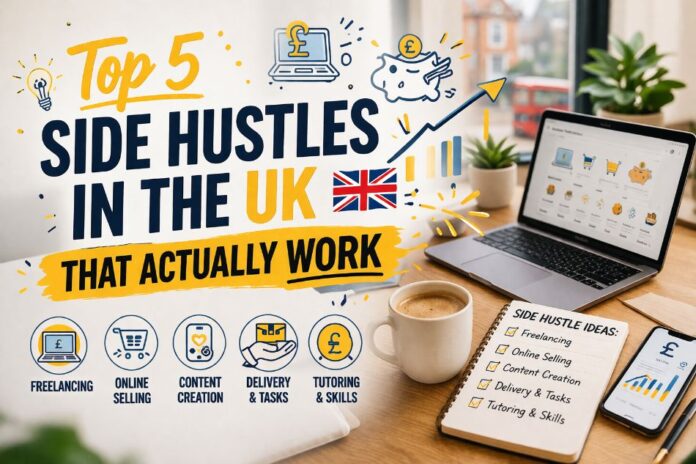 Top 5 Side Hustles in the UK That Actually Work side hustles UK