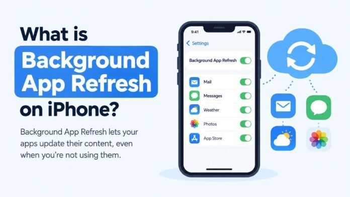 What is Background App Refresh on iPhone what is background app refresh